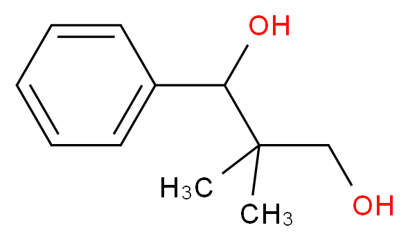 2,2-二甲基-1-苯基-1,3-丙二醇_分子结构_CAS_33950-46-8)