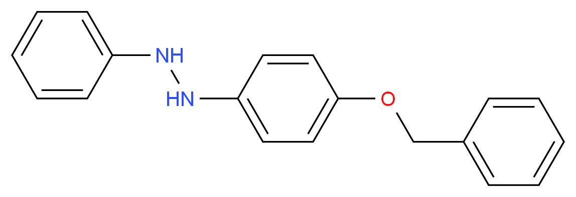 1-[4-(benzyloxy)phenyl]-2-phenylhydrazine_分子结构_CAS_93942-75-7