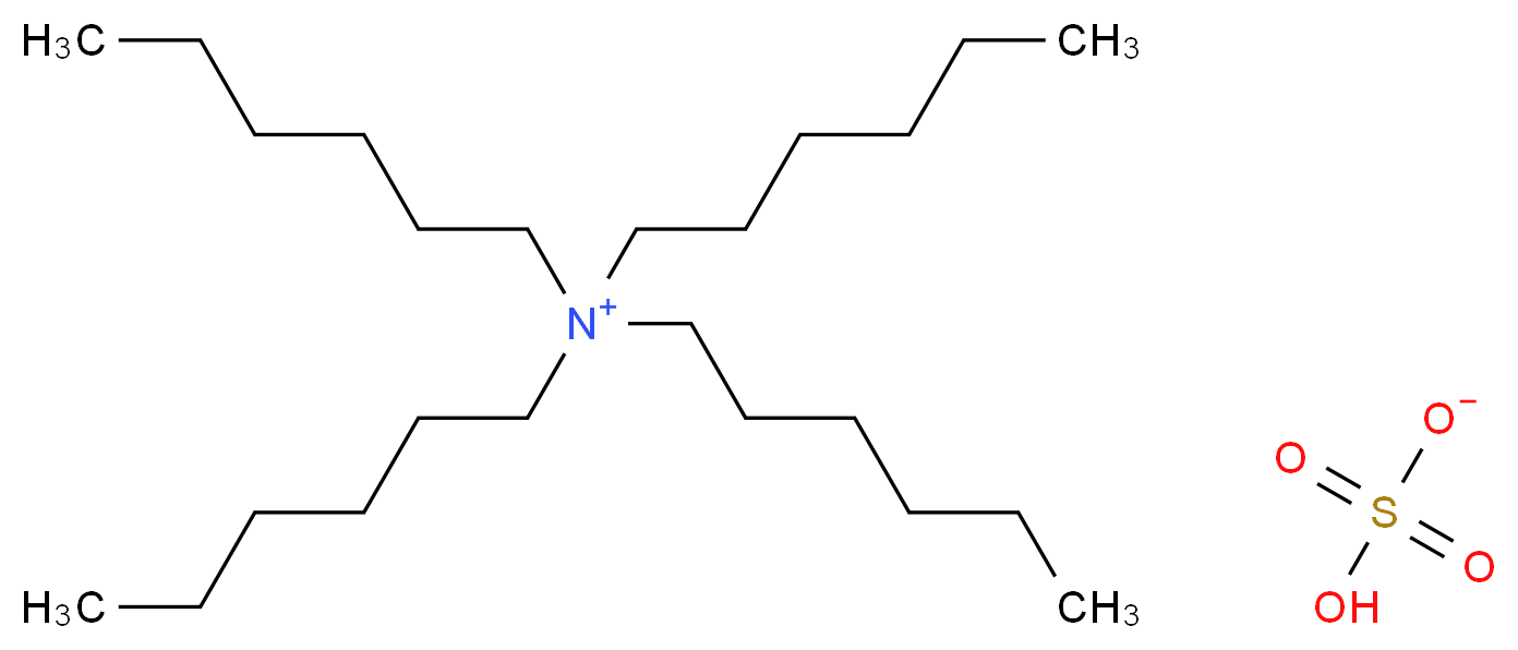 四己基硫酸氢铵_分子结构_CAS_32503-34-7)