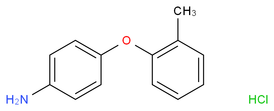 4-(2-Methylphenoxy)aniline hydrochloride_分子结构_CAS_)