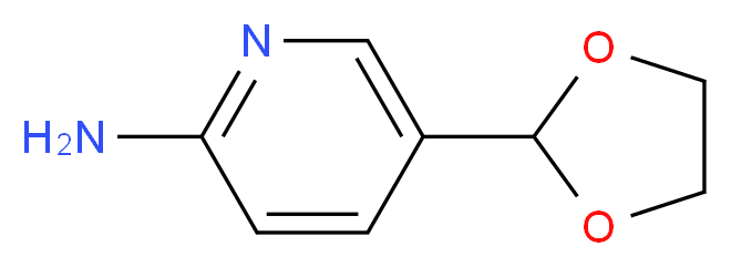 5-(1,3-DIOXOLAN-2-YL)PYRIDIN-2-AMINE_分子结构_CAS_)