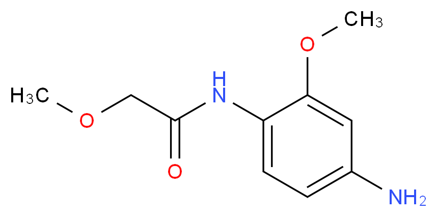 N-(4-Amino-2-methoxyphenyl)-2-methoxyacetamide_分子结构_CAS_)