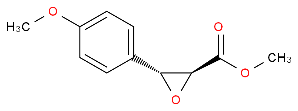 反-3-(4-甲氧苯基)缩水甘油酸甲酯_分子结构_CAS_42245-42-1)