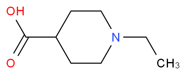 1-ethylpiperidine-4-carboxylic acid_分子结构_CAS_90204-94-7