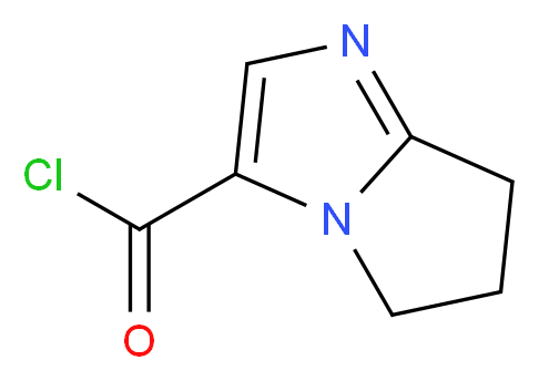 6,7-Dihydro-5H-pyrrolo[1,2-a]imidazole-3-carbonyl chloride 95%_分子结构_CAS_)