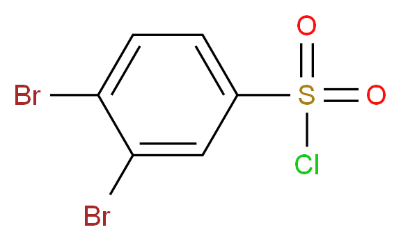 3,4-Dibromobenzenesulfonyl chloride_分子结构_CAS_81903-80-2)