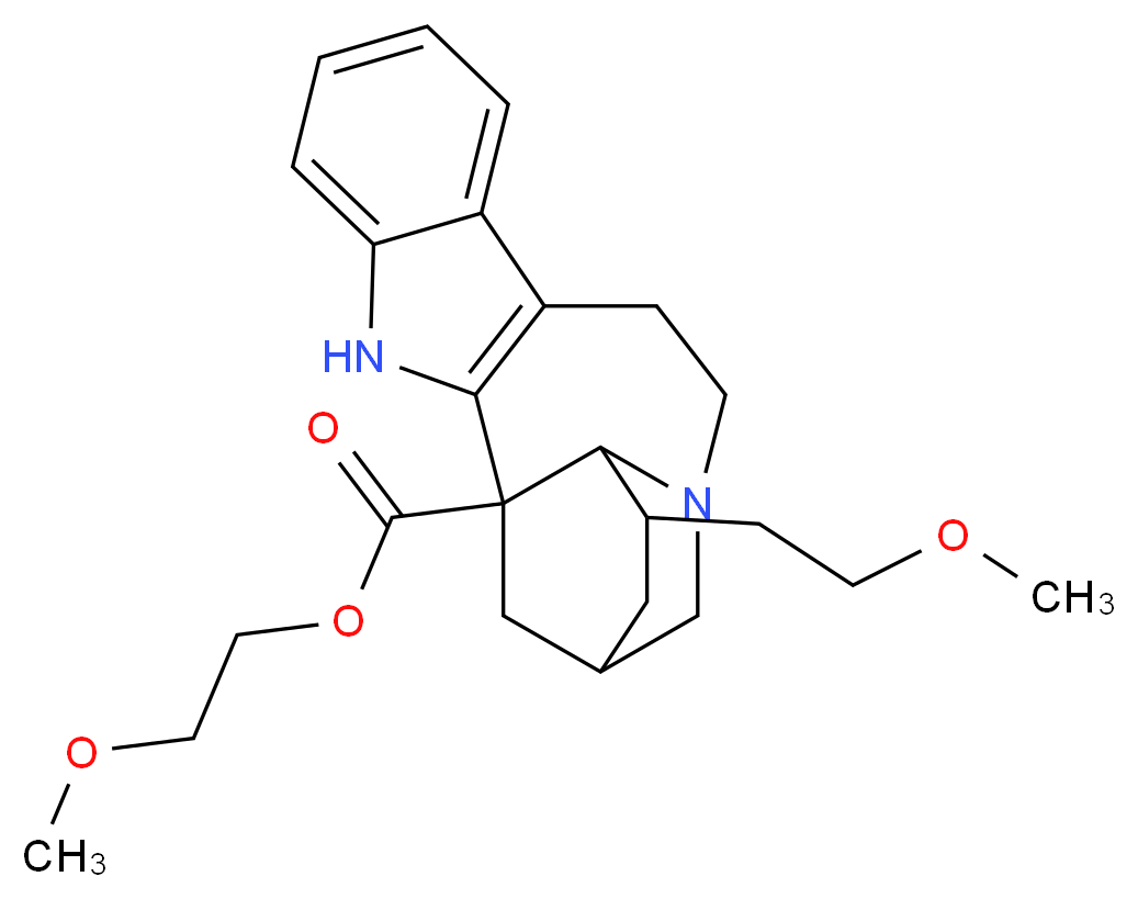 2-Methoxyethyl-18-methoxycoronaridinate_分子结构_CAS_)