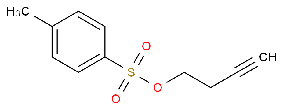 3-Butynyl p-toluenesulfonate_分子结构_CAS_23418-85-1)