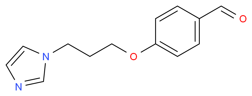 4-[3-(1H-imidazol-1-yl)propoxy]benzaldehyde_分子结构_CAS_568594-04-7)