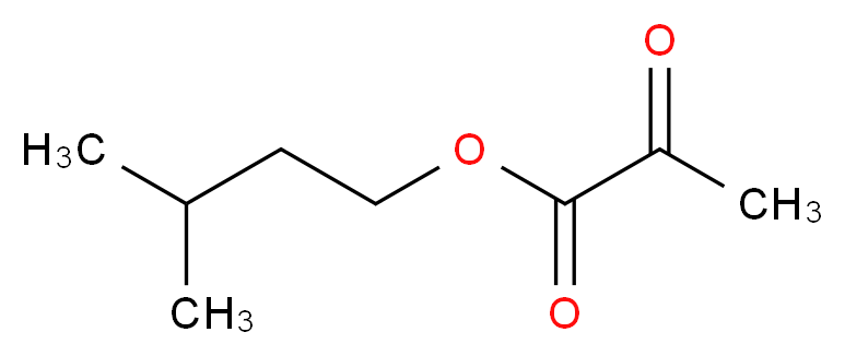 3-methylbutyl 2-oxopropanoate_分子结构_CAS_7779-72-8