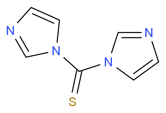 1-(1H-imidazole-1-carbothioyl)-1H-imidazole_分子结构_CAS_6160-65-2
