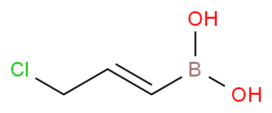 [(1E)-3-chloroprop-1-en-1-yl]boronic acid_分子结构_CAS_215951-86-3