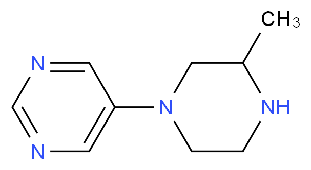 5-(3-methylpiperazin-1-yl)pyrimidine_分子结构_CAS_1196154-53-6