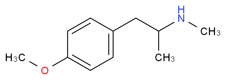 [1-(4-methoxyphenyl)propan-2-yl](methyl)amine_分子结构_CAS_)