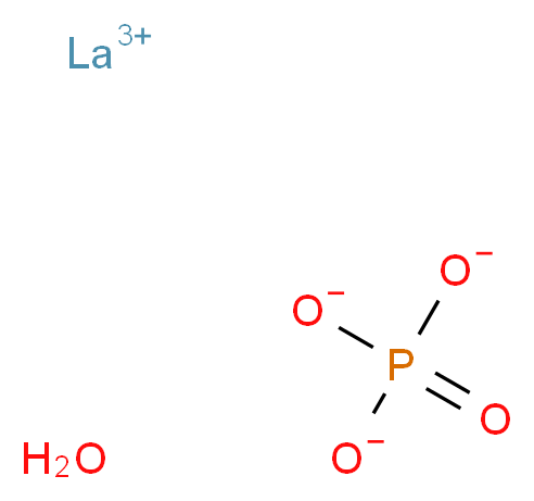 lanthanum(3+) ion hydrate phosphate_分子结构_CAS_14913-14-5