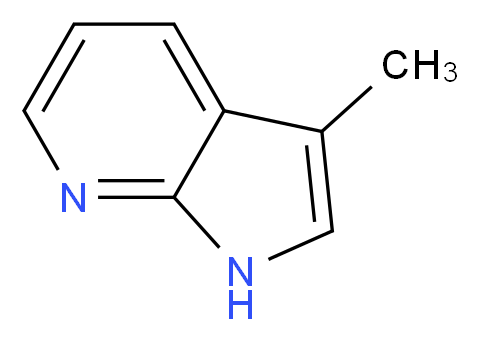 3-Methyl-7-azaindole_分子结构_CAS_5654-93-3)