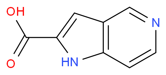 5-Azaindole-2-carboxylic acid_分子结构_CAS_800401-65-4)