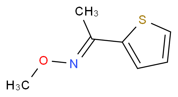 (E)-methoxy[1-(thiophen-2-yl)ethylidene]amine_分子结构_CAS_114773-97-6