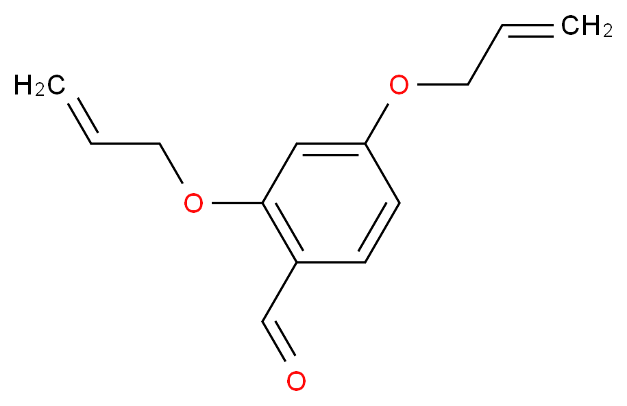 2,4-bis(allyloxy)benzaldehyde_分子结构_CAS_96601-10-4)