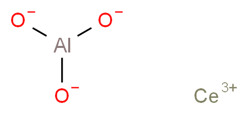 氧化铝铈_分子结构_CAS_12014-44-7)