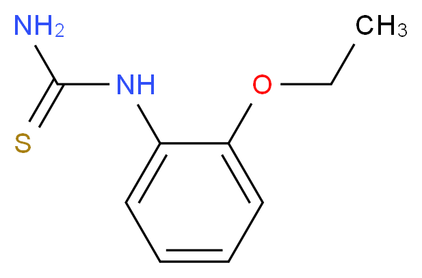 1-(2-Ethoxyphenyl)-2-thiourea_分子结构_CAS_1516-38-7)