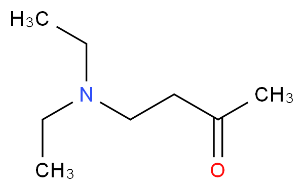 1-DIETHYLAMINO-3-BUTANONE_分子结构_CAS_3299-38-5)