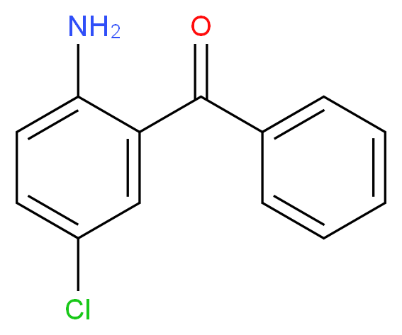 2-氨基-5-氯苯甲酮_分子结构_CAS_719-59-5)