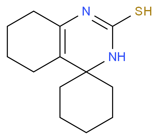 5',6',7',8'-tetrahydro-3'H-spiro[cyclohexane-1,4'-quinazoline]-2'-thiol_分子结构_CAS_5579-43-1