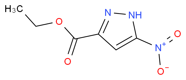 ethyl 5-nitro-1H-pyrazole-3-carboxylate_分子结构_CAS_39846-84-9