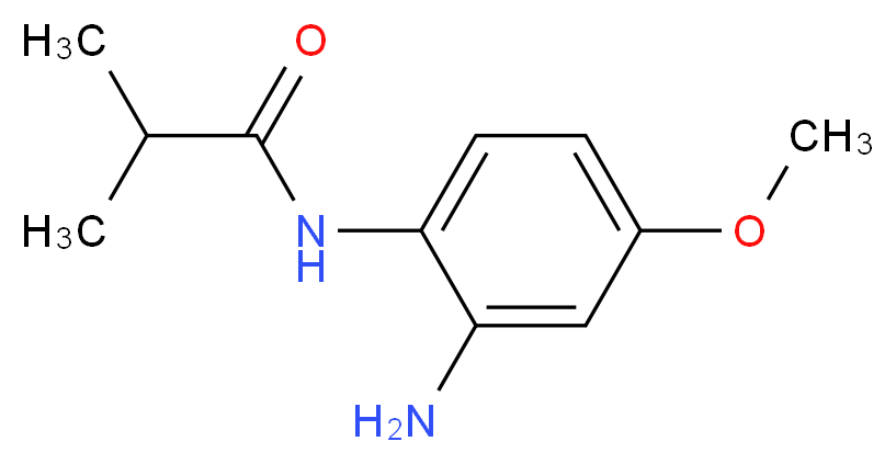 N-(2-amino-4-methoxyphenyl)-2-methylpropanamide_分子结构_CAS_436090-31-2)