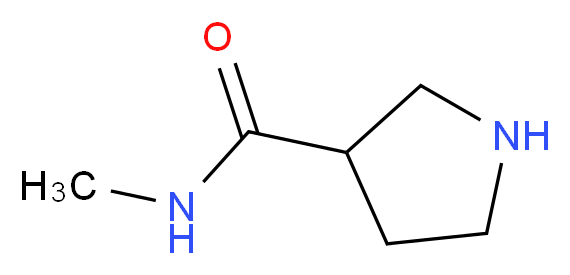 N-methylpyrrolidine-3-carboxamide_分子结构_CAS_1007870-02-1