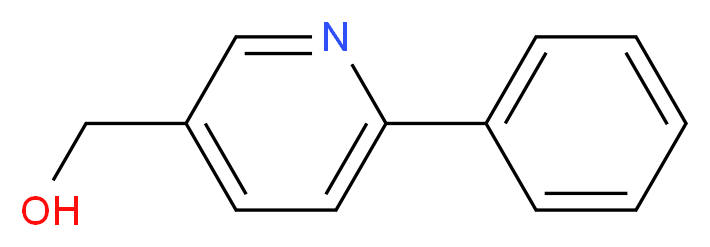 (6-Phenylpyridin-3-yl)methanol_分子结构_CAS_4634-09-7)