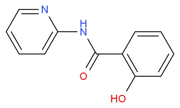 2-hydroxy-N-2-pyridinylbenzamide_分子结构_CAS_13563-04-7)