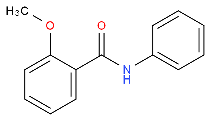 2-methoxy-N-phenylbenzamide_分子结构_CAS_6833-21-2