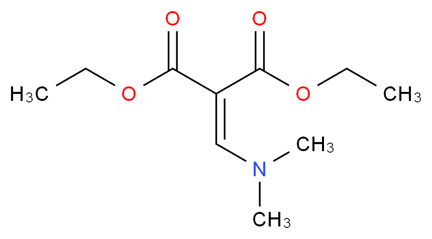 1,3-diethyl 2-[(dimethylamino)methylidene]propanedioate_分子结构_CAS_18856-68-3