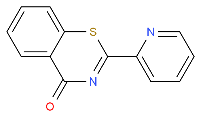 2-(pyridin-2-yl)-4H-1,3-benzothiazin-4-one_分子结构_CAS_99420-15-2