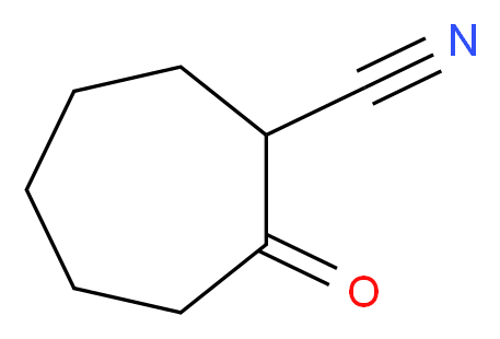 2-Oxo-cycloheptanecarbonitrile_分子结构_CAS_7391-45-9)