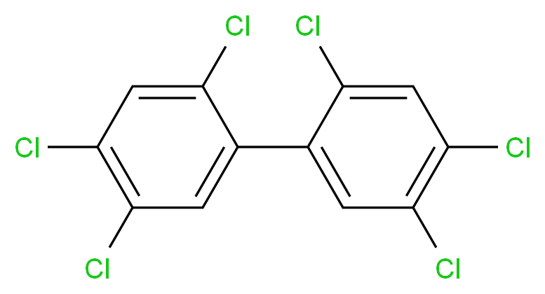 2,2′,4,4′,5,5′-六氯联苯 溶液_分子结构_CAS_35065-27-1)