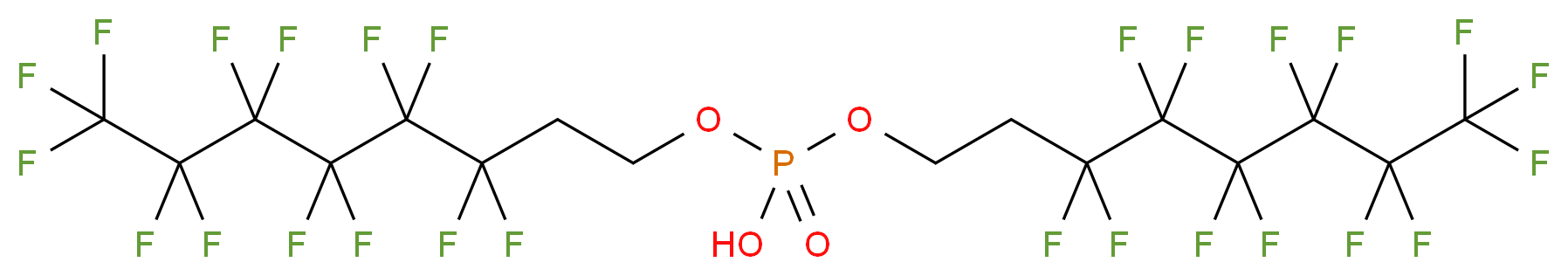 Bis[2-(perfluorohexyl)ethyl] Phosphate_分子结构_CAS_57677-95-9)