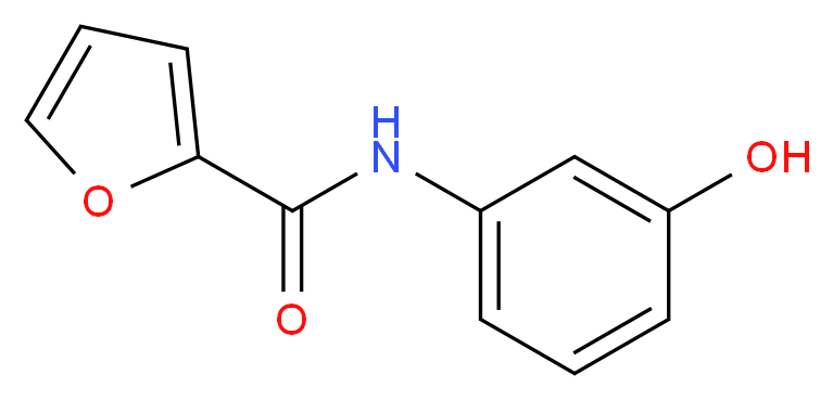 N-(3-hydroxyphenyl)furan-2-carboxamide_分子结构_CAS_)