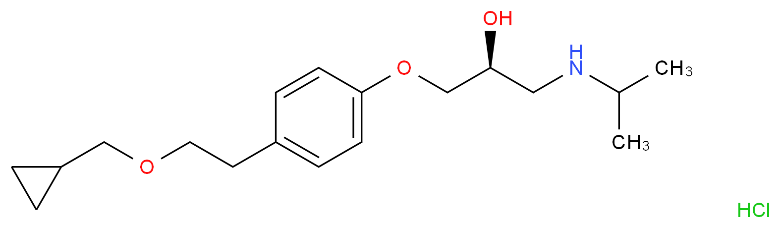 Betaxolol Hydrochloride_分子结构_CAS_116209-55-3)