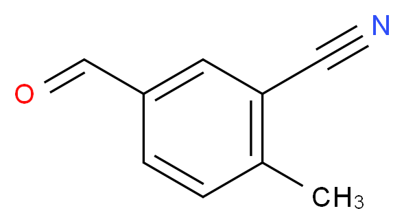 5-formyl-2-methylbenzonitrile_分子结构_CAS_27613-36-1