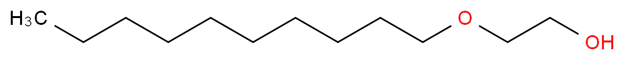 2-(decyloxy)ethan-1-ol_分子结构_CAS_23238-40-6