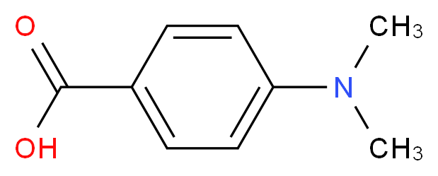 4-二甲氨基苯甲酸_分子结构_CAS_619-84-1)