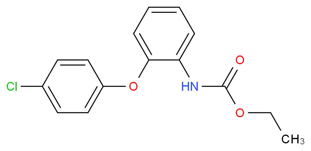 Ethyl 2-(4-Chlorophenoxy)carbanilate_分子结构_CAS_31879-60-4)