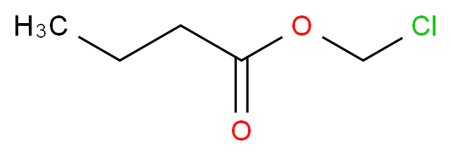 chloromethyl butanoate_分子结构_CAS_33657-49-7