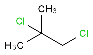 1,2-dichloro-2-methylpropane_分子结构_CAS_594-37-6