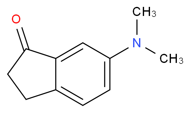 6-(dimethylamino)-2,3-dihydro-1H-inden-1-one_分子结构_CAS_58161-22-1)