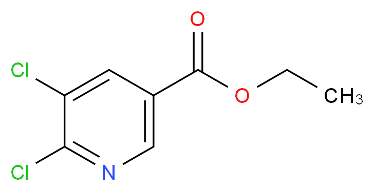 ethyl 5,6-dichloropyridine-3-carboxylate_分子结构_CAS_401566-69-6