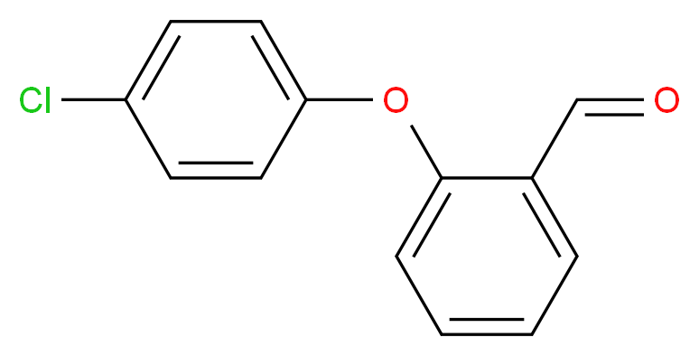 2-(4-chlorophenoxy)benzaldehyde_分子结构_CAS_111826-11-0